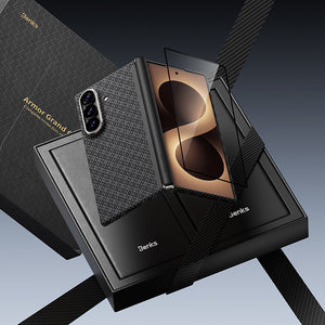 Galaxy Z Fold 8 Ultra Benks ArmorAir ArmorGrid Grand Combo Üçlü Aksesuar Seti (Ön Arka Kevlar Karbon Kapak + Ekran Koruyucu)