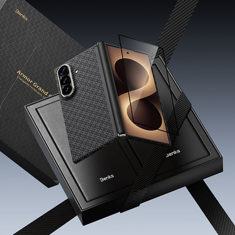 Galaxy Z Fold 8 Ultra Benks ArmorAir ArmorGrid Grand Combo Üçlü Aksesuar Seti (Ön Arka Kevlar Kapak + Ekran Koruyucu)