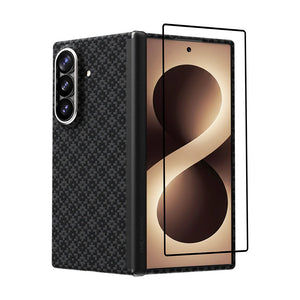 Galaxy Z Fold 8 Ultra Benks ArmorAir ArmorGrid Grand Combo Üçlü Aksesuar Seti (Ön Arka Kevlar Karbon Kapak + Ekran Koruyucu)