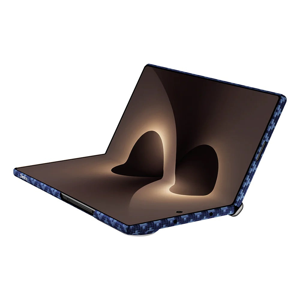 Galaxy Z Fold 8 Ultra Benks ArmorAir ArmorGrid Grand Combo Üçlü Aksesuar Seti (Ön Arka Kevlar Karbon Kapak + Ekran Koruyucu)