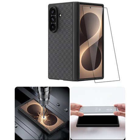 Galaxy Z Fold 8 Ultra Benks ArmorPro ArmorGrid Grand Combo Üçlü Aksesuar Seti (Ön Arka Kevlar Kapak + Ekran Koruyucu)