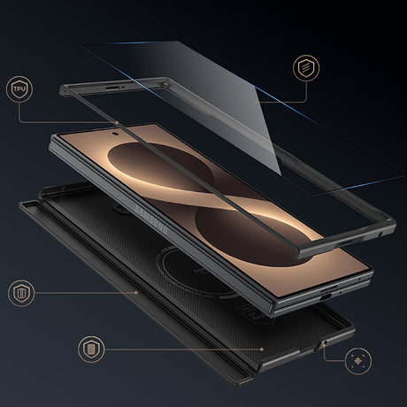 Galaxy Z Fold 8 Ultra Benks ArmorPro ArmorGrid Grand Combo Üçlü Aksesuar Seti (Ön Arka Kevlar Kapak + Ekran Koruyucu)