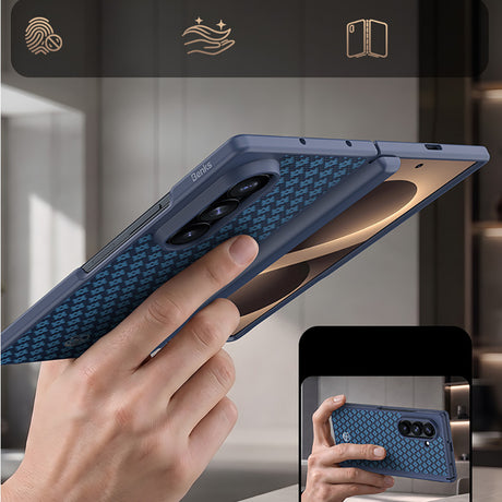 Galaxy Z Fold 8 Ultra Benks ArmorPro ArmorGrid Grand Combo Üçlü Aksesuar Seti (Ön Arka Kevlar Kapak + Ekran Koruyucu)