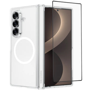 Galaxy Z Fold 8 Ultra Benks Crystal Grand Combo Üçlü Aksesuar Seti (Ön Arka Şeffaf Kapak + Ekran Koruyucu)