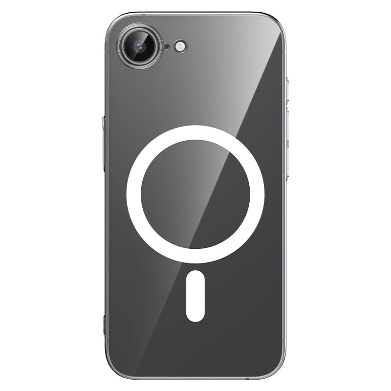 iPhone 16E uyumlu Kılıf M-safe Şarj Özellikli Benks Crystal Serisi Şeffaf Kapak