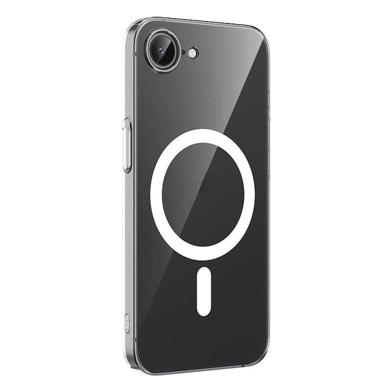 iPhone 16E uyumlu Kılıf M-safe Şarj Özellikli Benks Crystal Serisi Şeffaf Kapak