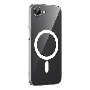 iPhone 16E uyumlu Kılıf M-safe Şarj Özellikli Benks Crystal Serisi Şeffaf Kapak