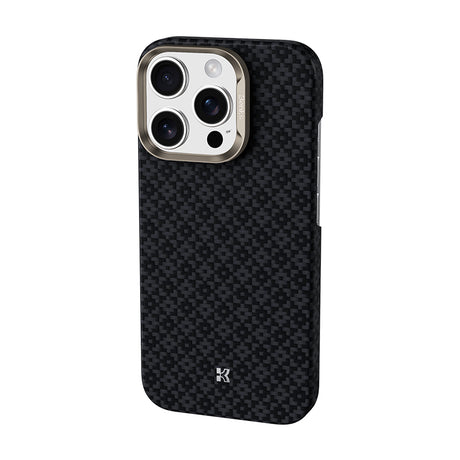 iPhone 16 Pro Max Kılıf M-Safe Şarj Özellikli Benks ArmorAir ArmorGrid Serisi Kevlar Kapak
