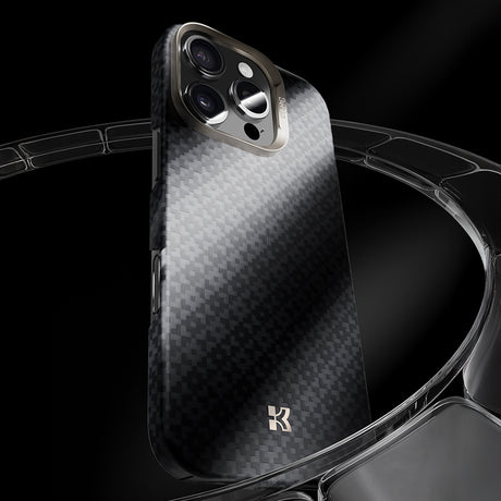iPhone 16 Pro Max Kılıf M-Safe Şarj Özellikli Benks ArmorAir ArmorGrid Serisi Kevlar Kapak