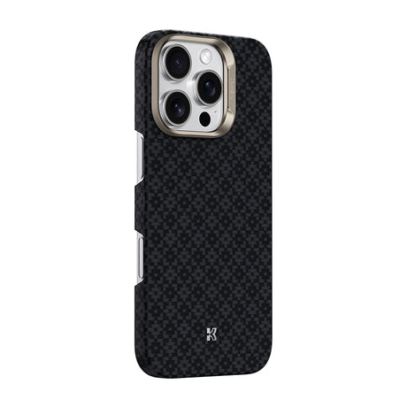 iPhone 16 Pro Max Kılıf M-Safe Şarj Özellikli Benks ArmorAir ArmorGrid Serisi Kevlar Kapak