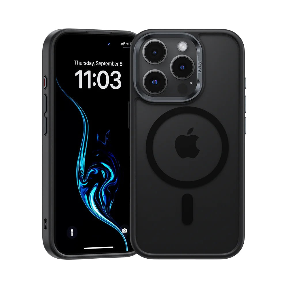 iPhone 16 Pro Max Kılıf Magsafe Şarj Özellikli Benks Mist Protective Kapak