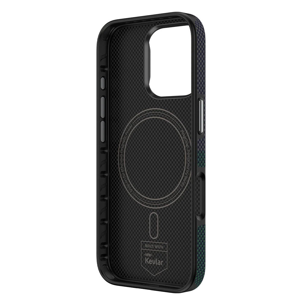 iPhone 16 Pro Max uyumlu Kılıf Magsafe Şarj Özellikli Benks Aurora ArmorPro Kevlar Kapak