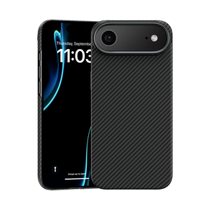 iPhone 17 Air Kılıf Benks M-safe Şarj Özellikli Metal Kamera Çerçeveli Magnetik ArmorAir 600D Kevlar Fiber Kapak