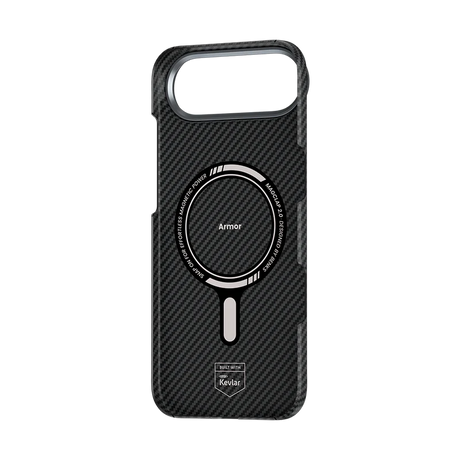 iPhone 17 Air Kılıf Benks M-safe Şarj Özellikli Metal Kamera Çerçeveli Magnetik ArmorAir 600D Kevlar Fiber Kapak