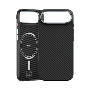 iPhone 17 Air Kılıf Karbon Fiber M-safe Şarj Özellikli Benks Hybrid ArmorPro 600D Kevlar Kapak