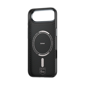 iPhone 17 Air Kılıf Karbon Fiber M-safe Şarj Özellikli Benks Hybrid ArmorPro 600D Kevlar Kapak