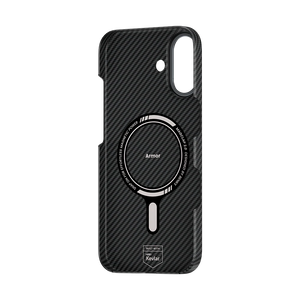 iPhone 17 Kılıf Benks M-safe Şarj Özellikli Metal Kamera Çerçeveli Magnetik ArmorAir 600D Kevlar Fiber Kapak