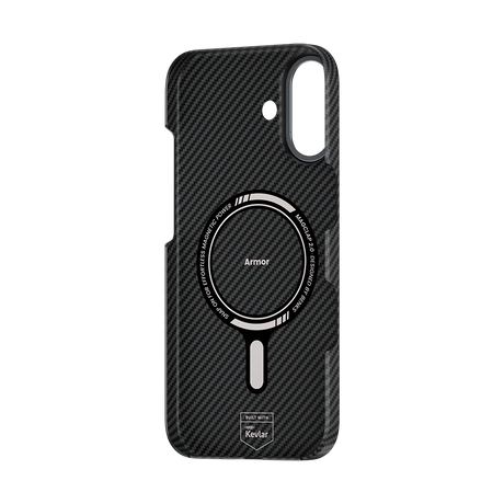 iPhone 17 Kılıf Benks M-safe Şarj Özellikli Metal Kamera Çerçeveli Magnetik ArmorAir 600D Kevlar Fiber Kapak