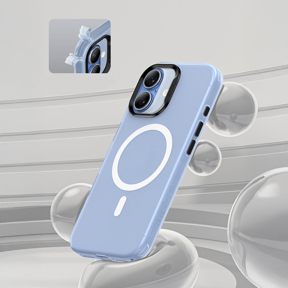 iPhone 17 Kılıf M-safe Şarj Özellikli Benks Lucid Armor Kapak