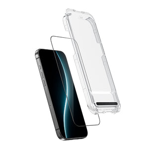 iPhone 17 Pro uyumlu Benks Ultra Shield 0.3mm Ekran Koruyucu + Kolay Uygulama Aparatlı