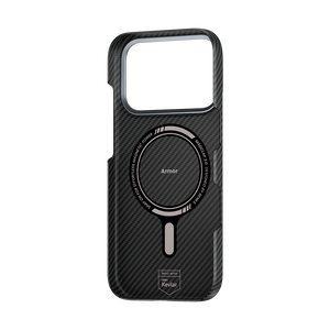 iPhone 17 Pro Kılıf Benks M-safe Şarj Özellikli Metal Kamera Çerçeveli Magnetik ArmorAir 600D Kevlar Fiber Kapak