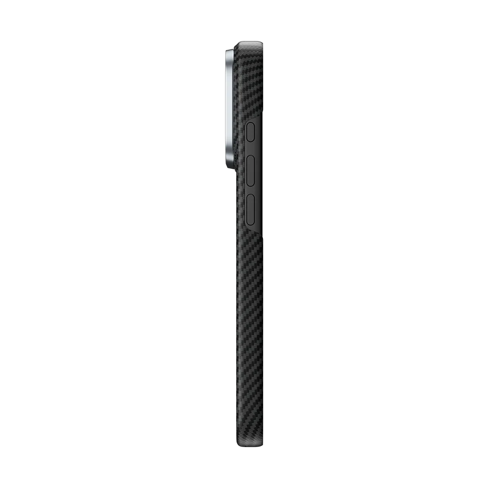 iPhone 17 Pro Kılıf Benks M-safe Şarj Özellikli Metal Kamera Çerçeveli Magnetik ArmorAir 600D Kevlar Fiber Kapak