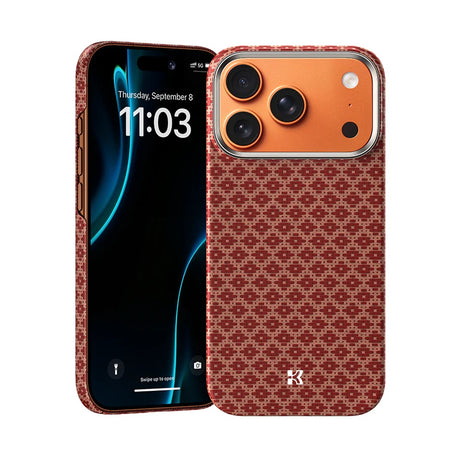 iPhone 17 Pro Kılıf M-Safe Şarj Özellikli Benks ArmorAir ArmorGrid Serisi Kevlar Kapak