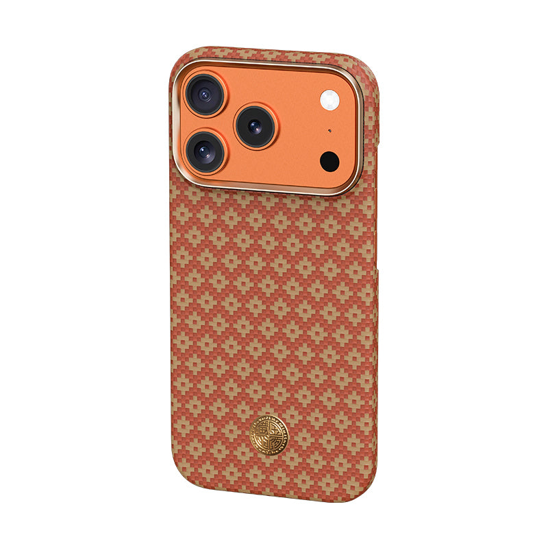 iPhone 17 Pro Kılıf M-Safe Şarj Özellikli Benks ArmorAir ArmorGrid Serisi Kevlar Kapak