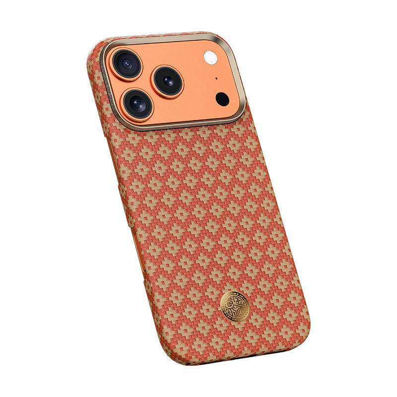 iPhone 17 Pro Kılıf M-Safe Şarj Özellikli Benks ArmorAir ArmorGrid Serisi Kevlar Kapak