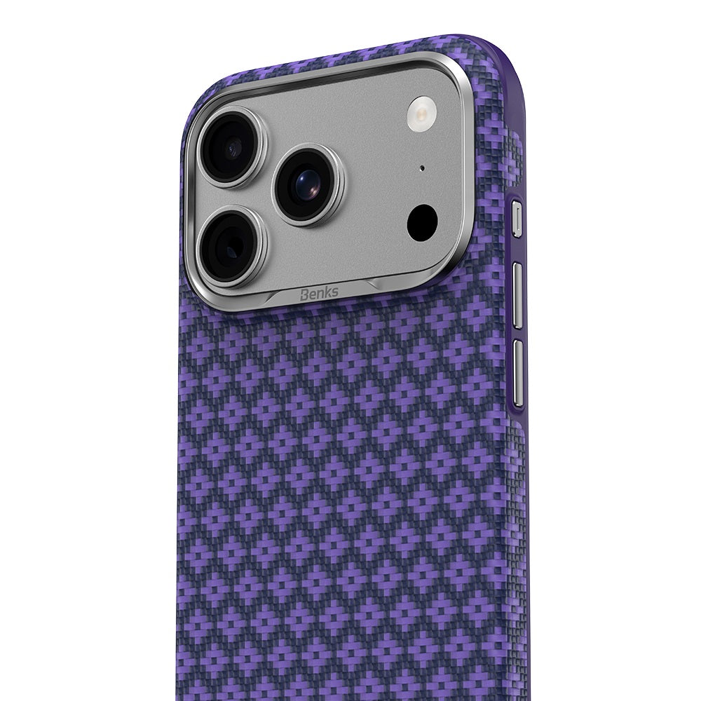 iPhone 17 Pro Kılıf M-Safe Şarj Özellikli Benks ArmorPro ArmorEdge X9 Serisi Kevlar Kapak