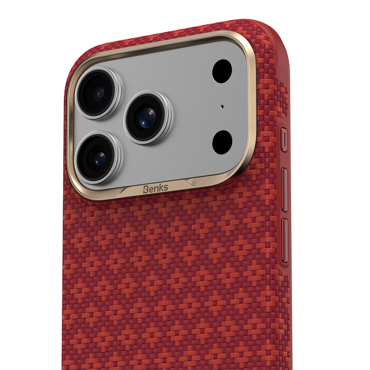 iPhone 17 Pro Kılıf M-Safe Şarj Özellikli Benks ArmorPro ArmorEdge X9 Serisi Kevlar Kapak
