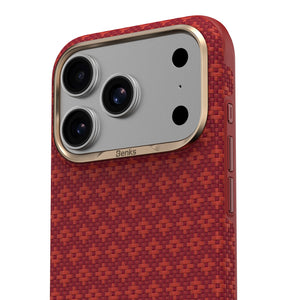iPhone 17 Pro Kılıf M-Safe Şarj Özellikli Benks ArmorPro ArmorEdge X9 Serisi Kevlar Kapak