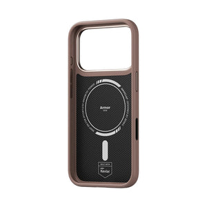 iPhone 17 Pro Kılıf M-Safe Şarj Özellikli Benks ArmorPro ArmorGrid Serisi Kevlar Kapak