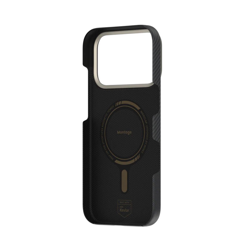 iPhone 17 Pro Kılıf M-safe Şarj Özellikli Karbon Fiber Benks Montage ArmorAir Kevlar Kapak