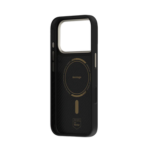 iPhone 17 Pro Kılıf M-safe Şarj Özellikli Karbon Fiber Benks Montage ArmorPro Kevlar Kapak