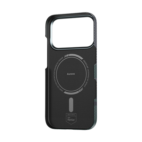 iPhone 17 Pro Kılıf M-safe Şarj Özellikli Karbon Fiber Tasarımlı Benks Aurora ArmorAir Kevlar Kapak