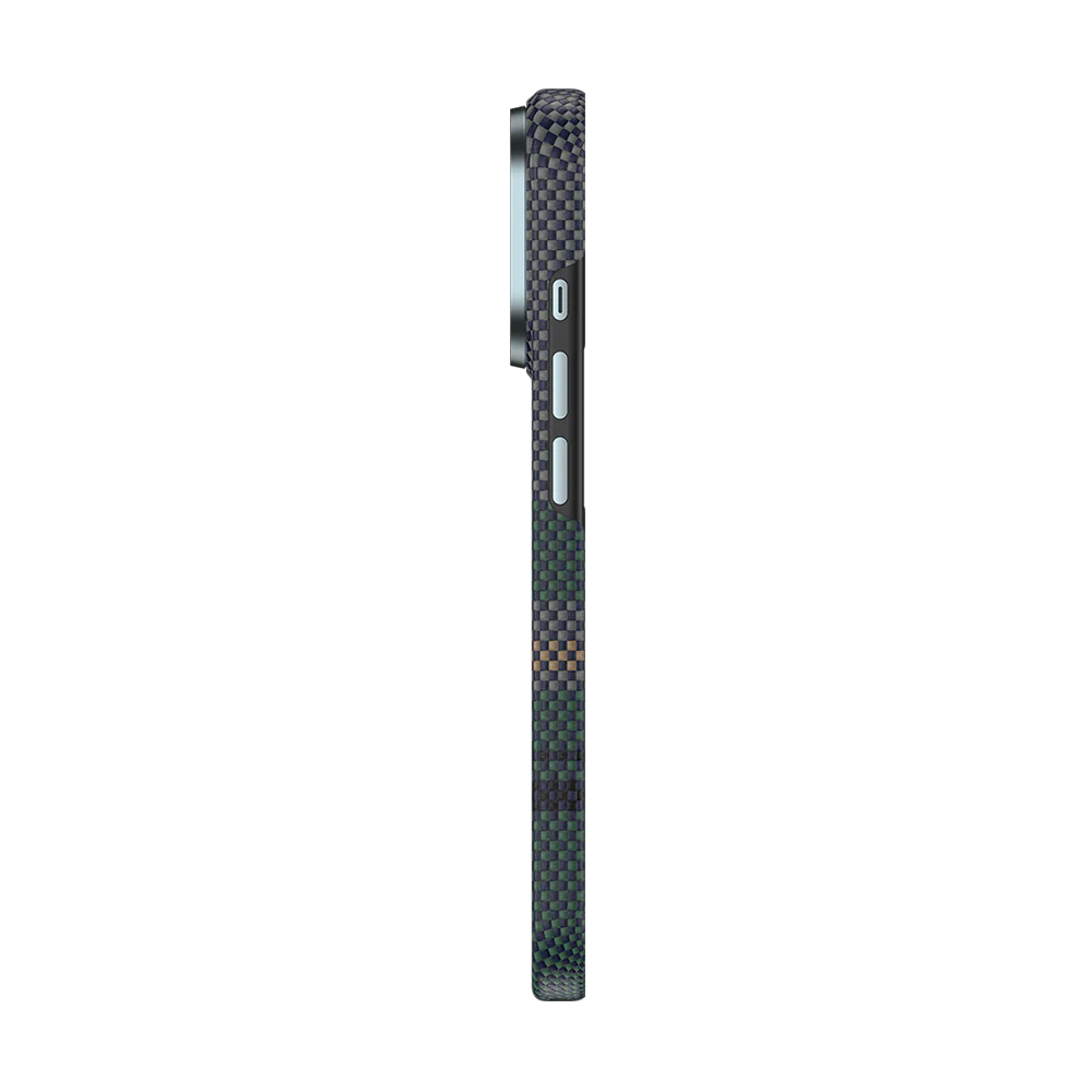 iPhone 17 Pro Kılıf M-safe Şarj Özellikli Karbon Fiber Tasarımlı Benks Aurora ArmorPro Kevlar Kapak