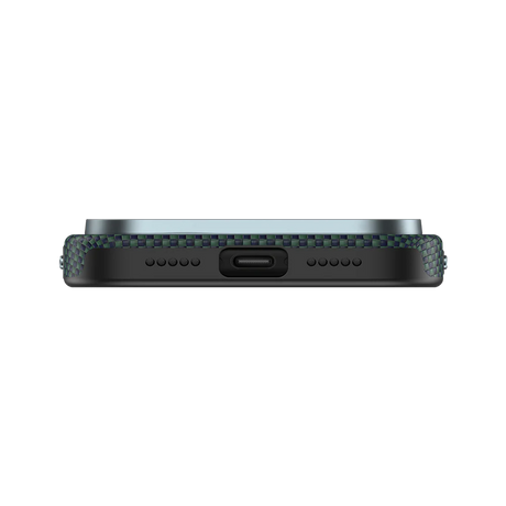 iPhone 17 Pro Kılıf M-safe Şarj Özellikli Karbon Fiber Tasarımlı Benks Aurora ArmorPro Kevlar Kapak