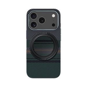 iPhone 17 Pro Kılıf M-safe Şarj Özellikli Karbon Fiber Tasarımlı Benks Aurora ArmorPro Kevlar Kapak