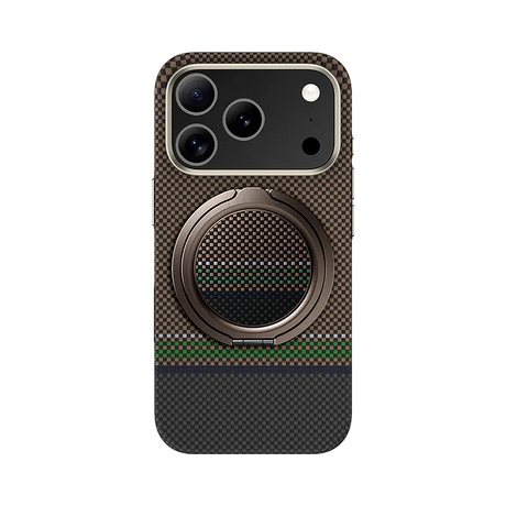 iPhone 17 Pro Kılıf M-safe Şarj Özellikli Karbon Fiber Tasarımlı Benks Prestige ArmorPro Kevlar Kapak