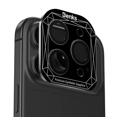 iPhone 17 Pro Max / 17 Pro Benks DR Safir Kamera Lens Koruyucu