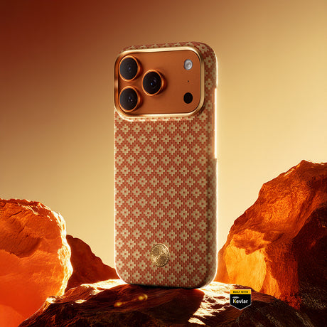 iPhone 17 Pro Max Kılıf M-Safe Şarj Özellikli Benks ArmorAir ArmorGrid Serisi Kevlar Kapak