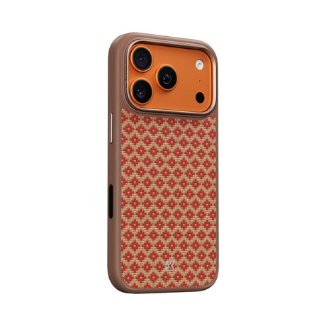 iPhone 17 Pro Max Kılıf M-Safe Şarj Özellikli Benks ArmorPro ArmorGrid Serisi Kevlar Kapak