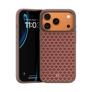 iPhone 17 Pro Max Kılıf M-Safe Şarj Özellikli Benks ArmorPro ArmorGrid Serisi Kevlar Kapak