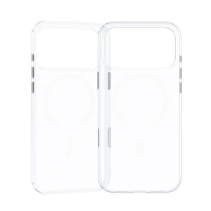 iPhone 17 Pro Max Kılıf M-safe Şarj Özellikli Benks Crystal Serisi Şeffaf Kapak Sararmayan Full PC