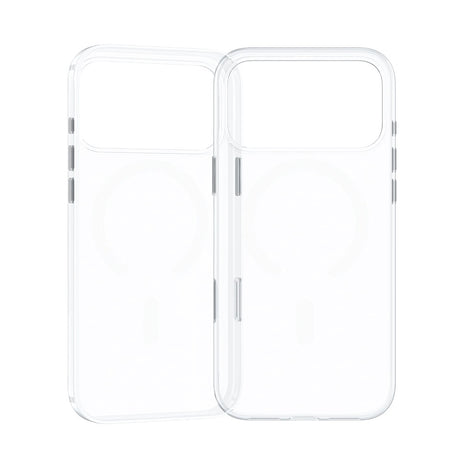 iPhone 17 Pro Max Kılıf M-safe Şarj Özellikli Benks Crystal Serisi Şeffaf Kapak Sararmayan Full PC