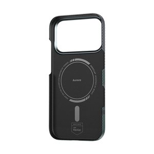 iPhone 17 Pro Max Kılıf M-safe Şarj Özellikli Karbon Fiber Tasarımlı Benks Aurora ArmorAir Kevlar Kapak