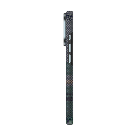 iPhone 17 Pro Max Kılıf M-safe Şarj Özellikli Karbon Fiber Tasarımlı Benks Aurora ArmorPro Kevlar Kapak