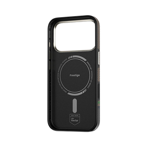 iPhone 17 Pro Max Kılıf M-safe Şarj Özellikli Karbon Fiber Tasarımlı Benks Prestige ArmorPro Kevlar Kapak