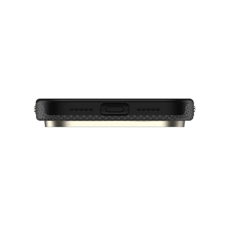 iPhone 17 Pro Max Kılıf M-safe Şarj Özellikli Karbon Fiber Tasarımlı Benks Prestige ArmorPro Kevlar Kapak